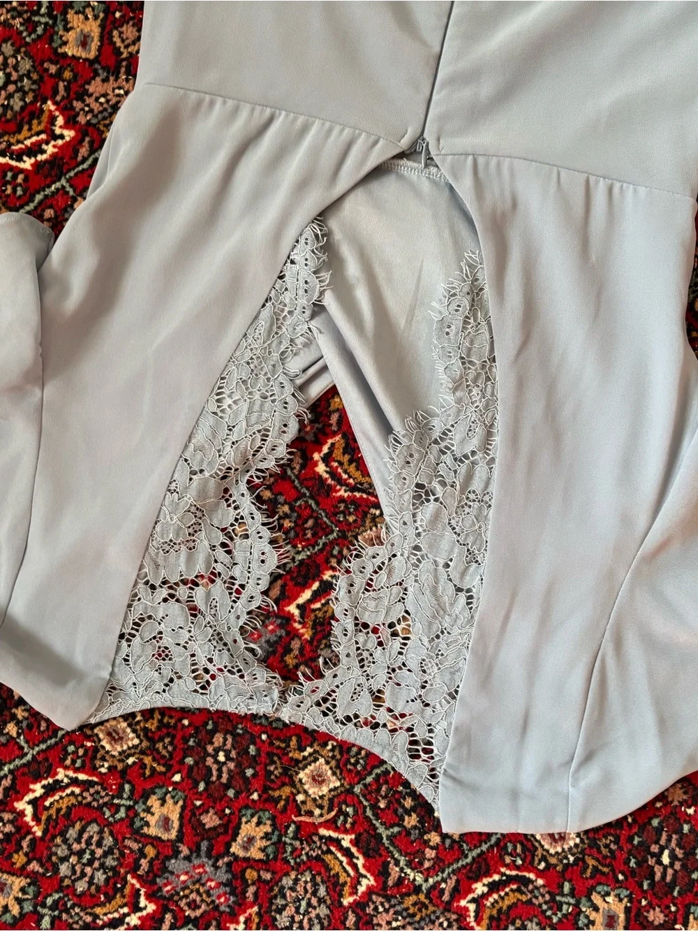 Lulu's Longing For You Lace Back Maxi Dress